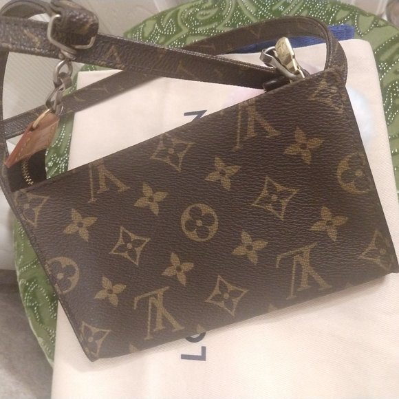 Louis Vuitton Monogram Bucket Pouch PM with Strap - Picture 3 of 14